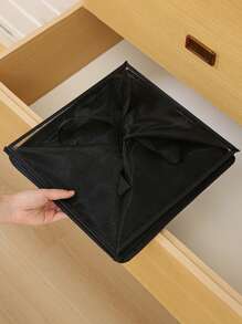 1/2/3pcs Black Mesh Laundry Basket, Foldable Handheld Dirty Clothes Hamper, Large Capacity Multipurpose Home Storage Basket