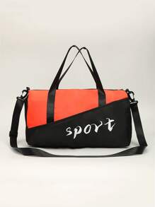 1 pièce Sac à chaussures, sac , de vacances, d'extérieur, de ski, d'articles de sport, de voyage, sac fourre-tout, sac de travail et de fitness, sac d'école pour les étudiants, sac de week-end, sac de sport, sac d'entraînement, grand sac de sport étanche, sac à main de week-end, séparation sèche et humide, sac à bandoulière multifonction de loisir portable, pour hommes, femmes, filles, garçons, accessoires de gym