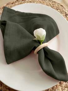 2/6/12/300pcs Solid Color Cloth Napkins, Reusable And Washable, Suitable For Parties, Gatherings, Picnics, Home Decor