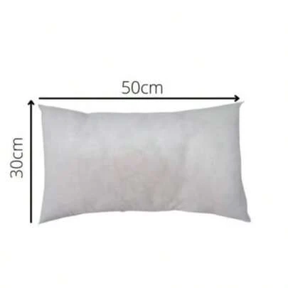 Enchimento de silicone puro para almofada baguete 30x50