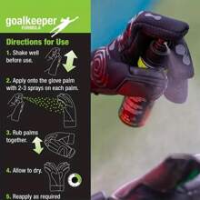 Goalkeeper Glove Grip Spray 30ML/100ML Sports Football Glove Cleaning Tackifier Suitable For Older And Worn Goalie Gloves