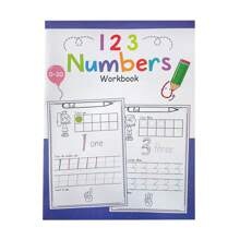 3-5 Years Old Children's Handwriting Practice Book: Letter And Number Tracing Exercises (With Lines) | Preschool Kindergarten Learning Activities | Early Writing Skills Development Classroom Essential - Numbers Style 1 - View 11