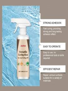 120ml 墙面剥落除尘修复剂，室内/室外墙面修复粉状去角质固化剂喷雾 - 均碼 - 查看 7