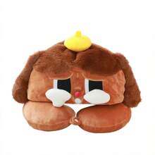 Bonita almohada de soporte para el cuello con forma de U de dibujos animados, almohada de viaje para el cuello, almohada de soporte para el cuello para avión o coche, almohada de soporte para el cuello portátil, ideal para viajes y comodidad del cuello