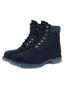 Timberland 6IN PREMIUM WP BOOT - Navy Nubuk - View 4