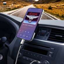 AUX Braided Audio Cable, Car Accessories Type-C/Lightning To 3.5mm Compatible With IPhone 14 13 12 11 Pro Max Plus, 3.5mm Plug Car Accessories - Multicolor - View 10