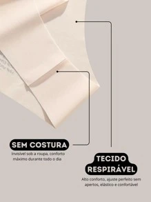 Kit 6 Calcinha Corte Laser Sem Costura - Cores Variadas