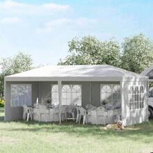 CHAGEE Toldo 3x6 Toldos para Exteriores con Paredes Jardín Carpa Plegable Toldo para Playa Carpa Toldo para Auto,Ideal para Jardines y Exteriores y Boda y Fiesta (3 * 6) - 3*6 - Ver 1