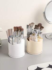 Soporte giratorio multifuncional de escritorio para bolígrafos, Organizador de maquillaje, Caja de almacenamiento para dormitorio de estudiantes, Estantería contenedora de bolígrafos, Decoración para el hogar y el baño