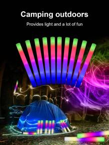 FEINYTAA Glow Sticks Bulk, 101 Pack LED Light Up Foam Sticks 3 Modes Color Flashing,Glow Party Supplies For Wedding Birthday, Raves, Concert, Camping, New Year, Carnival, Halloween Christmas