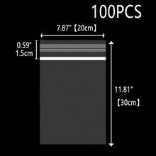 100 piezas de bolsas de plástico reutilizables con cierre hermético de 1-12 pulgadas, combo de 200 piezas, grosor de 0.062mm/2.44Mil, bolsas de plástico transparente para congelar, joyería, ropa, campamento al aire libre, regalos, almacenamiento de muebles, flores, aniversarios