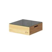 Atmosphera Capsule Holder With 2 Bamboo Drawers. Free Shipping 24/72h. - Black - View 7