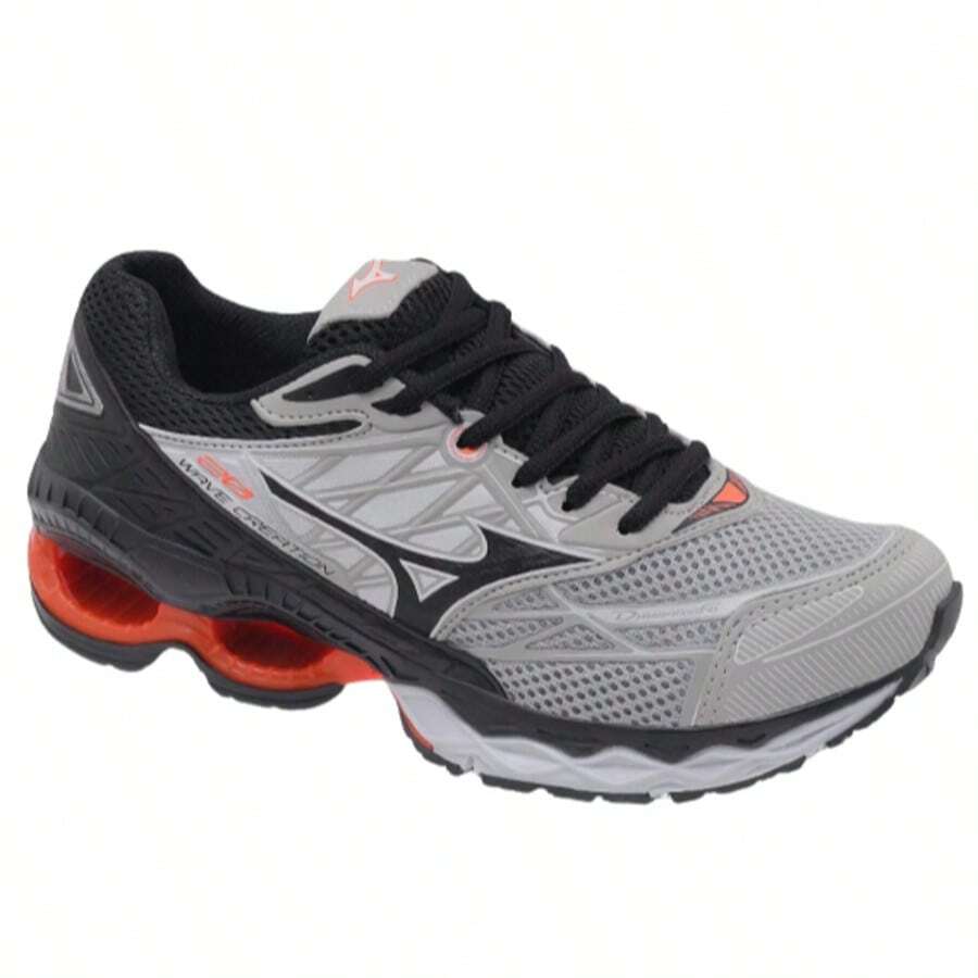 Wave Creation 20 Men's Gym Sports Shoes Lightweight And Comfortable Walking Shoes - 灰橘 - 查看 1