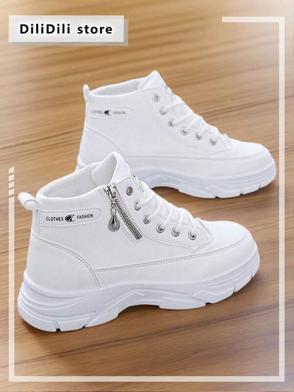 Damen Lässig Sportschuhe, flache Sneaker, Athletische Straßenlaufschuhe