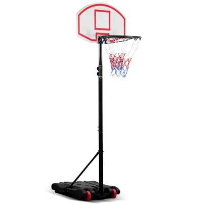  Display4top Adjustable Portable Basketball Stand Hoop Net Backboard System (179-209cm)