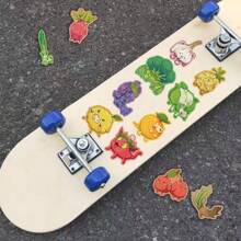 SCXXBSW 50pcs Fruit, Vegetable, Small Animal Cartoon Fun Stickers DIY Decorative Luggage Guitar Notebook Waterproof Stickers - Multicolor - View 6