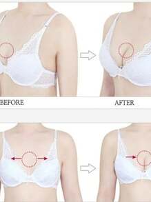 2 PCS [Bra Inserts] Invisible Anti-Convex 1 Pair Silicone Bra Inserts - Push-Up Enhancer Pads For Women, Reusable & Washable, Smooth Surface, Lingerie Accessories,Super Soft Breast Pads, Bra Push Up Cleavage Enhancer Pads, Non-Slip Sticky Breast Push Up Pads Enhancer Summer Cooling,Beach,Travel