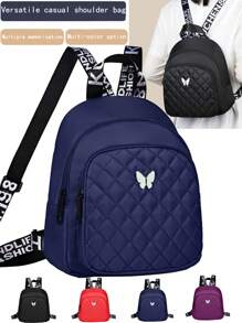 背包 新款韩版全时尚牛津布背包 时尚休闲大容量旅行书包 适合青少年夏季休闲户外运动或度假旅行或毕业礼物或生日装扮配饰 - 彩色 - 查看 10