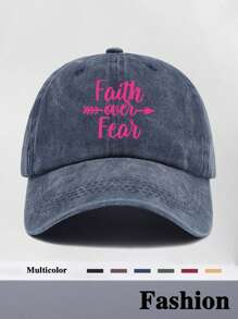 1pc Men And Women Universal Letters Heart Arrow Pattern Baseball Cap, Men And Women Simple And Fashionable Easy To Match With The Sunscreen Sun Hat, Spring And Summer Outdoor Adjustable Casual Sports Hat, Suitable For Travel, Tourism, Beach Parties And Other Occasions, The Perfect Choice For Holiday Gift-Giving - Multicolor - View 3