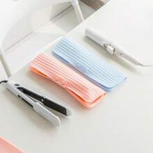 1Pack Silicone Heat Resistant Mat Pouch For Hair Straightener, Curling Iron, Flat Iron And Hot Hair Tools White