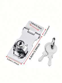 1 件带锁的柜门锁标志、抽屉锁、邮箱锁（1 套包括锁、2 把钥匙、6 个自攻螺钉）