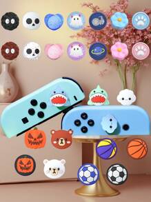 2 Stück/4 Stück Gamecontroller Joystick Kappe, Griff Taste, kompatibel mit Switch2/Switch Pro2 Gamepad, Joystick Abdeckung, kompatibel mit Switch2/Joy-Con2 Spielekonsole, Gaming Zubehör