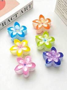 1/3 piezas Clip de pelo floral degradado dulce y fresco para mujer, diseño elegante y minimalista, adecuado para viajar y uso diario, regalos, viajes, regalos para mujeres, accesorios para el cabello, rellenos de calcetines navideños, rellenos de calcetines navideños para mujeres, regalos de Navidad, regalos, rellenos de calcetines navideños, regalos para mujeres, regalo, regalo de Navidad, rellenos de calcetines navideños para adultos, rellenos de calcetines para adultos, accesorios para el cabello, accesorios para mujeres, relleno de calcetín, accesorio de cabello de mayoría de edad, accesorios de cabello navideños, ideas de regalo para mujeres, rellenos de calcetines de belleza, regalos de Navidad para mujeres - Multicolor - Ver 4