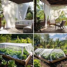 Red grande para jardín, red protectora para plantas, pantalla de malla para terrazas, mosquitera para campamento al aire libre
