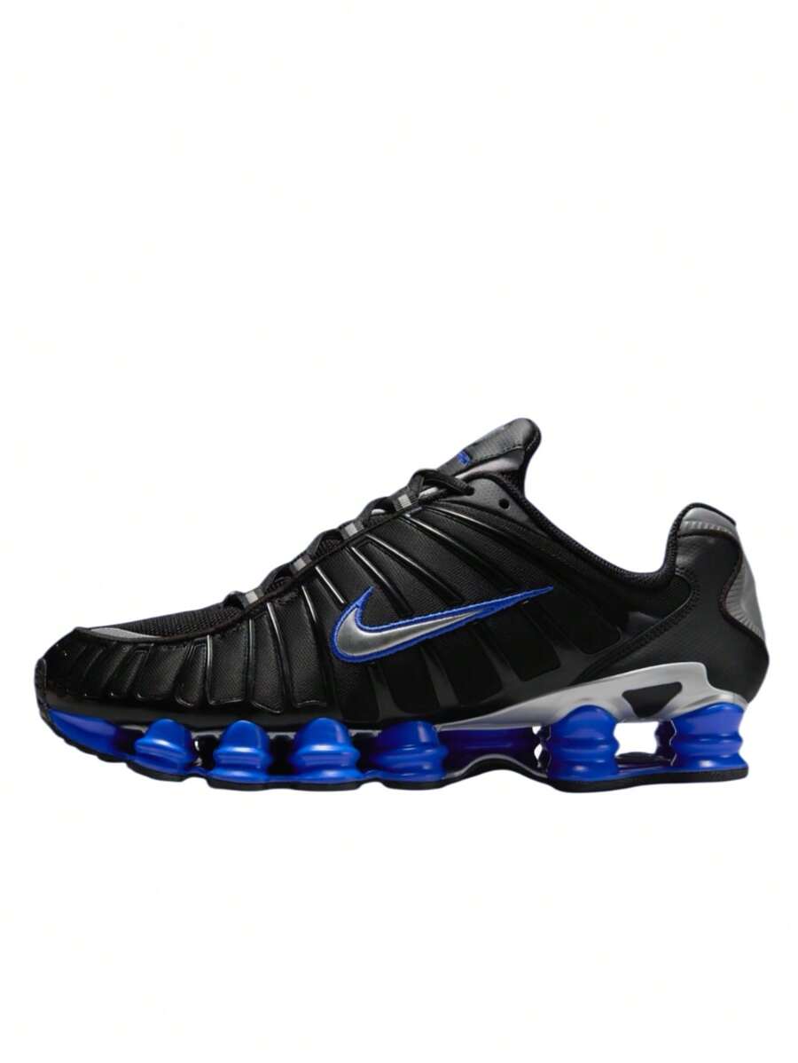Nike Shox TL Black Racer Blue Metallic Silver CN0151-004 Men Fashion Sneakers New - Bạc ánh kim xanh - Xem 1
