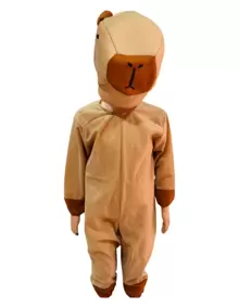 Disfraz Capibara Infantil Festival Primavera Carnaval Escuela - Multicolor - Ver 1