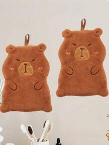 柔软吸水的雪尼尔毛巾，速干手巾，浴室/厨房毛巾，可爱的手巾浴室装饰秋季装饰返校洗碗布厨房毛巾