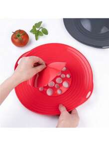 Silicone Anti - Overflow Lid, Essential For Every Home Kitchen. Keeps Pots Spill - Proof, Dust - Free, And Prevents Boiling Over. Suitable For Busy Moms, Home Cooks, And Anyone Who Wants A Neat And Hassle - Free Cooking Experience. High - Temperature Resistant For All Kinds Of Stove - Top Cooking.