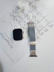 Celtic Knot Braided Stretchy Bands With Metal Buckle Compatible With Apple Watch, Chinese Band Knot For Apple Watch Band 38mm 40mm 41mm 42mm 44mm 45mm 46mm 49mm Women Men, Adjustable Quick-Release Nylon Solo Loop Elastic Straps For Apple Watch Series 10 9 8 7 6 5 4 3 SE Ultra