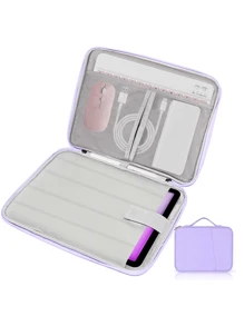 Tablet Sleeve Case / IPad Carrying Case Compatible With Samsung Galaxy , IPad , Kindle , And Android Tablets , Waterproof With Handle And Front Pocket.Purple - 紫色 - 查看 6
