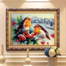 SNA 2025 New Style Two Birds Cross Stitch Kit 11ct Count Print Canvas Cross Stitches Needlework Embroidery DIY Handmade Home Decoration Gift
