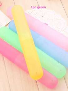 便携式牙刷盒 - 随时随地保持牙刷清洁和安全！牙刷架 牙刷架 牙刷盖 牙刷头盖 牙刷头盒 牙刷盖 牙刷保护套 旅行配件 返校用品 宿舍必需品 旅行必需品 海滩旅行收纳袋 暑假返校礼物 万圣节礼物 圣诞节礼物 送给朋友、女孩、妈妈、老师、护士的完美礼物 - 彩色 - 查看 7