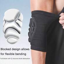 Sports Tortoise Shell Elbow Protector Football Basketball Pulley Protector Thickened Off-Road Riding Elbow Protector(Single Pack) - Black - View 10
