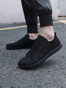 Novos Sapatos Casuais Esportivos para Caminhada Plana com Bico Redondo, Baixo Colarinho, Cadarço para Homens, Plus Size, Respirável, Antiderrapante, Leve, para Pesca, Montanhismo e Outdoor