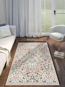 早春花卉农场风格装饰地毯，适用于庭院、卧室、客厅、厨房家用地毯、入口垫 - 公尺叢 - 查看 14