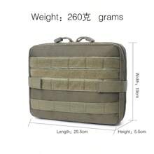 Camouflage Tactical Waist Bag Enlarged Version Attachment Hanging Bag Multifunctional Tool Kit Field Survival Bag Emergency Medical Bag Storage Bag - Multicolor - View 7