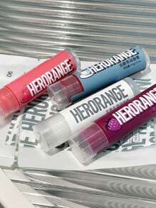 HERORANGE 彩色保湿润唇膏 纯净感性 持久保湿防水不褪色滋养水果味唇彩 情人节礼物 秋冬必备 价格实惠 - 彩色 - 查看 3