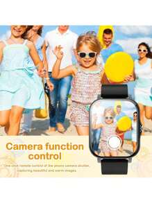 SIMSONLAB Smartwatch per bambini 2025 HOT, multifunzionale che supporta avvisi di notifiche, chiamate senza fili, sveglia, tracker fitness con modalità multisport, previsioni meteo, design alla moda, come regalo