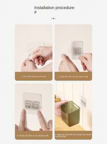 1/2pcs Fridge Organizer Baskets, Food Safe, Suitable For Garlic, Ginger, Spices Storage, Space Saving, Reusable, Washable, Wall Mounted No-Drill, Kitchen Accessories