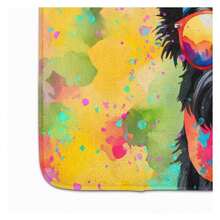 Scottish Terrier Hippie Dawg Memory Foam Kitchen Mat Machine Wable Anti-Fatigue Mat Cushion Comfort Bath Mat Or Kitchen Rug Default