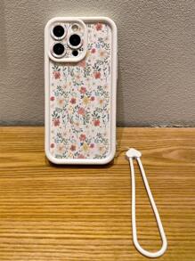 1 pieza Funda de teléfono con protección de cámara y patrón floral ditsy, compatible con Apple 11 Pro Max/12 Pro Max/13 Pro Max/14 Pro Max/15 Pro Max/16 Plus/16 Pro Max, compatible con Redmi, compatible con OPPO/compatible con Realme, compatible con VIVO, compatible con Infinix, compatible con Honor, compatible con MOTO, compatible con , resistente al agua, a los golpes, a las caídas y a los arañazos, versión internacional, no la versión nacional - Blanco - Ver 3