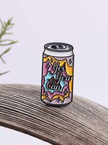 1PC Beverage Cans Enamel Pins Custom Creativity Beverage Cans Brooches Lapel Badges Clothes Funny Jewelry Gift For Kids Friends - Multicolor - View 5