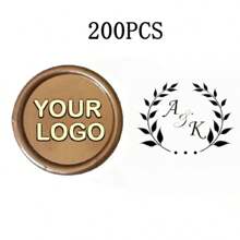 200 Pcs Wax Seals Stickers, Custom Logo Wax Stickers, Handmade Wax Seal Stickers For Wedding Invitation, Self-Adhesive Envelope Wax Stickers-Bronze,Back To School,School Supplies,Multi-Functional,Ornamental,Reusable,Modern,Colorful,Cute,Vintage,Cartoon,Kawaii,Custom,Personalized,Unique,Customized,Workers,Clients,Students,For Business/Work/Office,For School,School Supplies,Back To School,For Office,For School,For Classroom,For Teacher Gifts,For University,For Colleague,For Dorm Rooms,For Teacher,For Boys And Girls,For Teenagers,Junior High School Students,Middle School Students,High School Senior High School Students,College Students,University Students,Freshman,Sophomore,Underclassmen