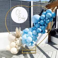 Arco a forma di cuore dorato da 2 metri, struttura metallica ad arco per palloncini da matrimonio con base, per decorazioni di matrimonio e feste di compleanno