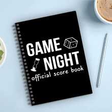 1 台电脑游戏之夜记分笔记本，棋盘游戏爱好者礼物，棋盘游戏螺旋笔记本，棋盘游戏爱好者礼物，酷炫乔迁礼物，圣诞礼物，办公室礼物，5.5 英寸 X 8.3 英寸 - Style A - 查看 5