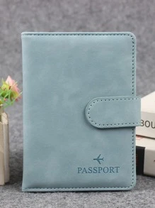 PU Leather Passport Cover RFID Anti-Theft Passport Holder With Multiple Card Slots, Airline Ticket & ID Card Pouch, Travel Accessories Travel Essentials Travel Must Haves Holiday Essentials Holiday Travel Bag - Multicolor - View 11